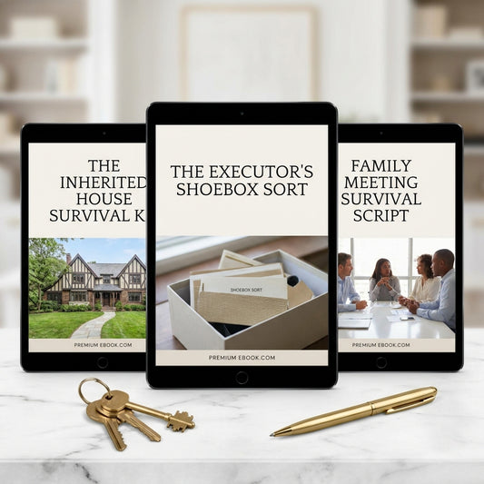 The Inherited House Survival Kit + 4 Exclusive BONUS + The Executor's Shoebox Sort + The Family Meeting 30% OFF