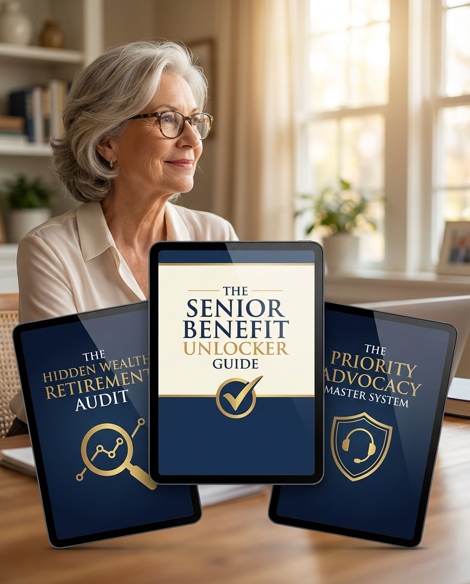 The Senior Benefit Unlocker Guide + Free Bonus + The Hidden Wealth Retirement Audit + The Priority Advocacy Master System 30% OFF